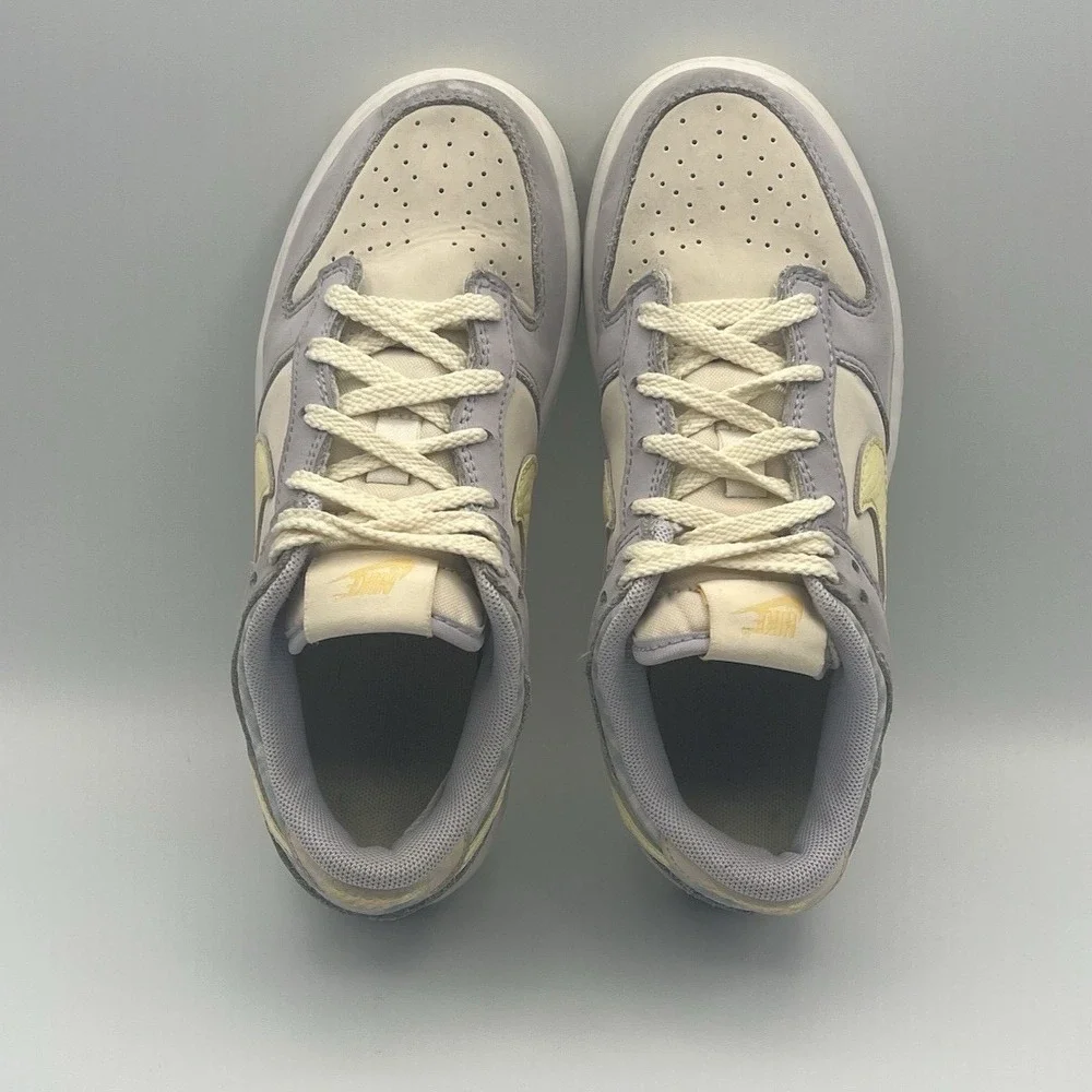 2022 Nike Dunk Low Easter Purple Yellow Retro‎ - Girls Kids Size 1 USED